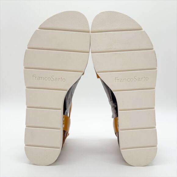 Franco Sarto Daven Sport Gladiator Mustard Yellow Tan Sandals Womens Size 7.5 - Picture 9 of 10